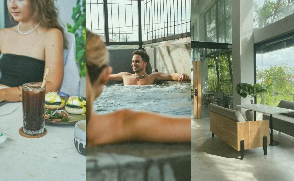 Coworking with restaurant and gym Canggu at AT 06 Bali.